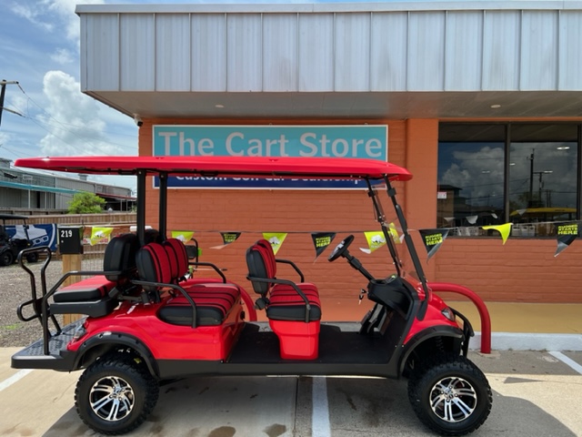 New 2023 Icon I-60L Golf Cart (Red) - The Cart Store