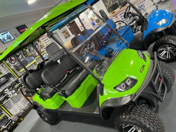 Used Icon I-60L AGM Batteries (Lime Green) - Image 4