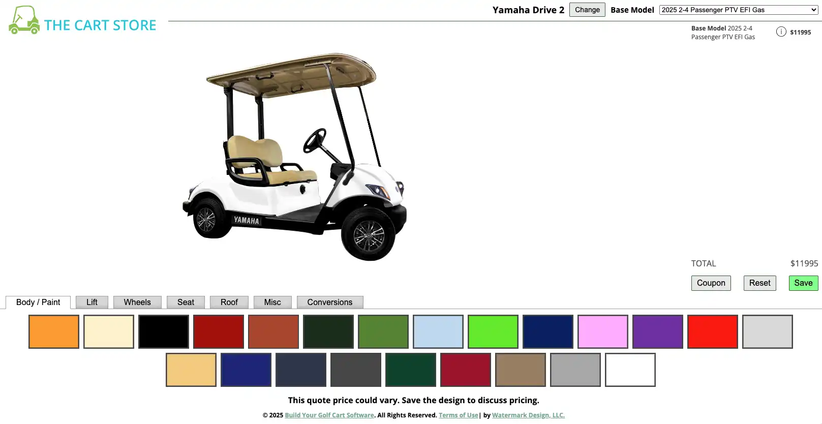 build a golf cart 2025